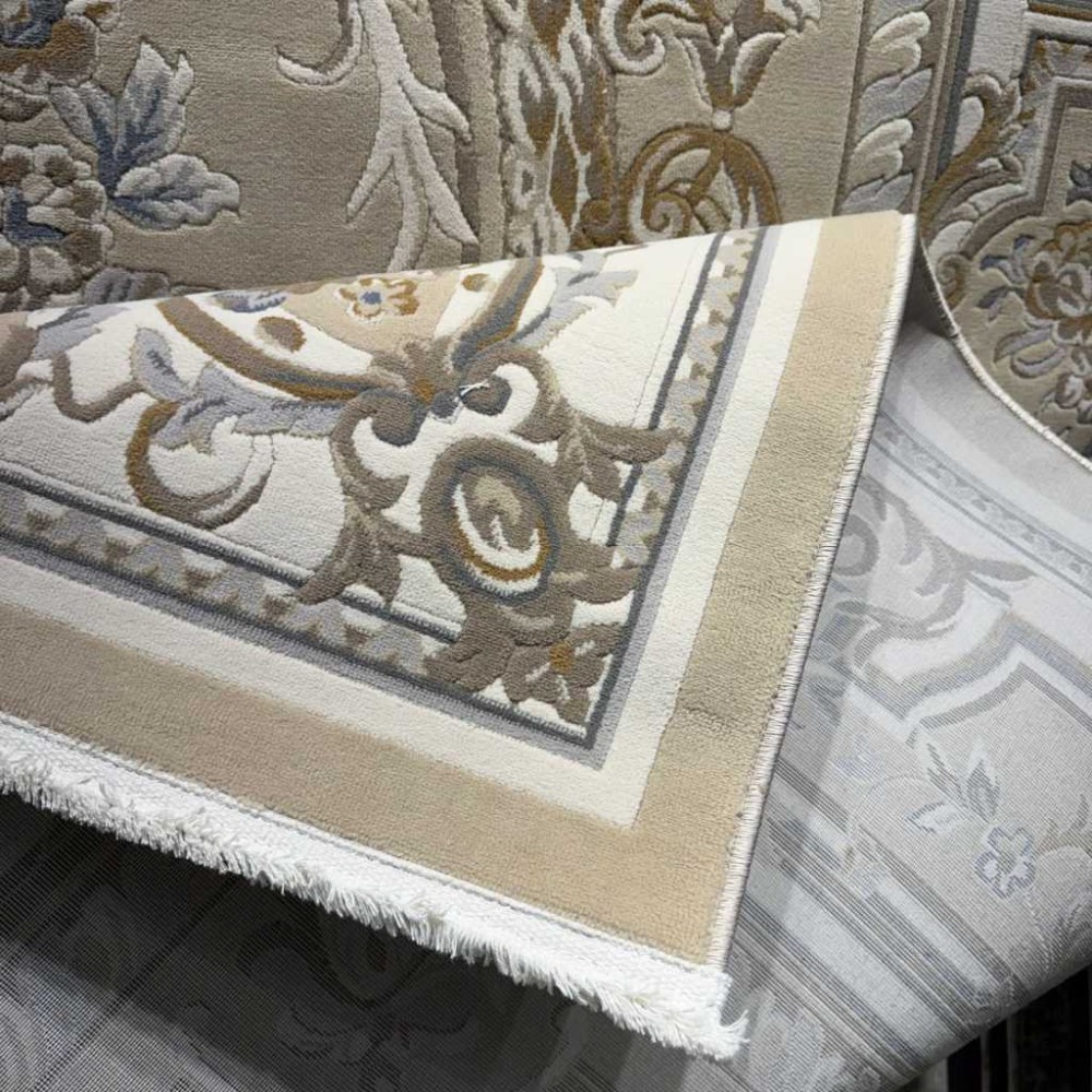 سجاد تركي اندلس J687AF كريم بيج مقاس 200*200