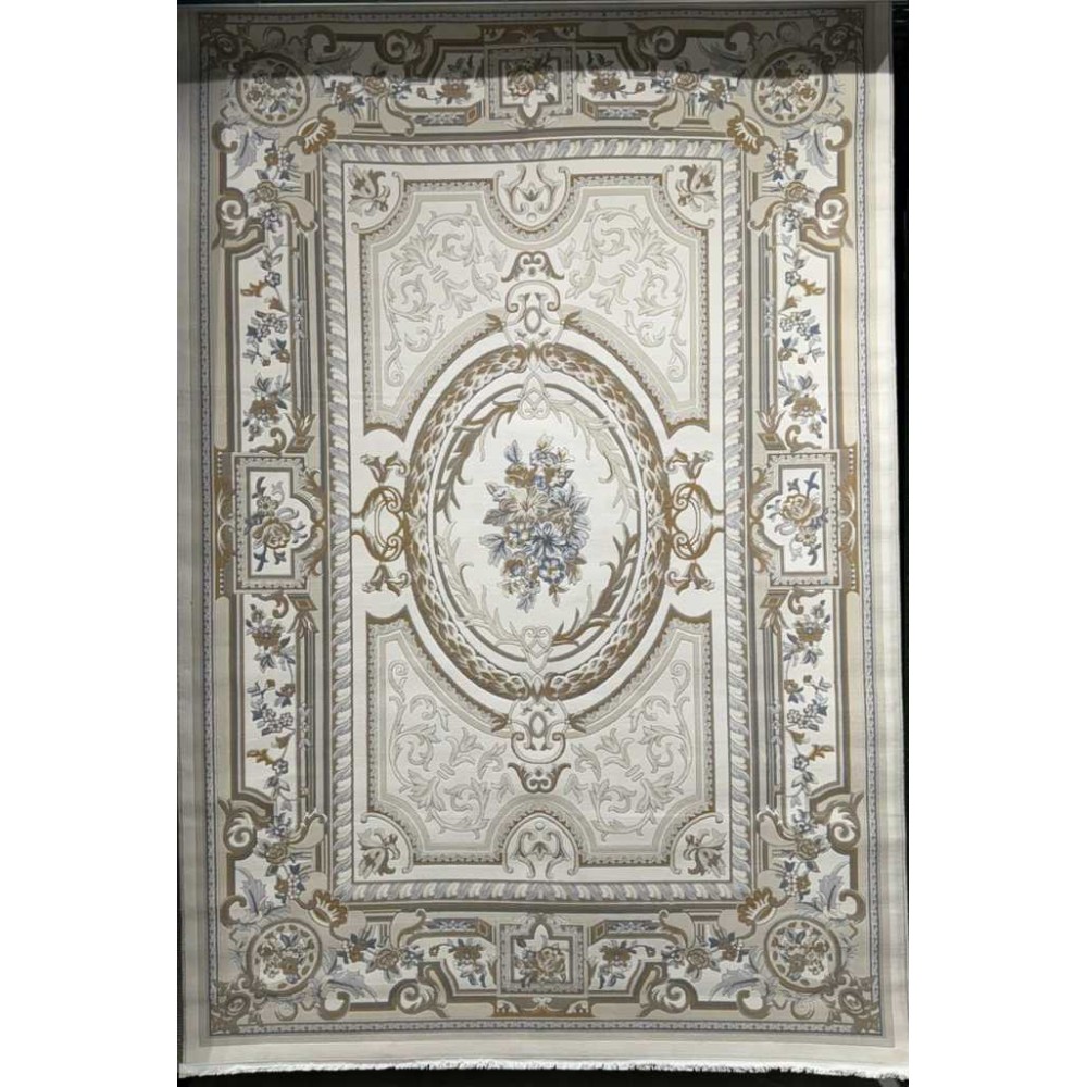 سجاد تركي اندلس J687AF كريم رصاصي مقاس 200*200