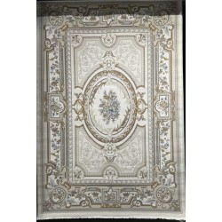 سجاد تركي اندلس J687AF كريم رصاصي مقاس 200*200