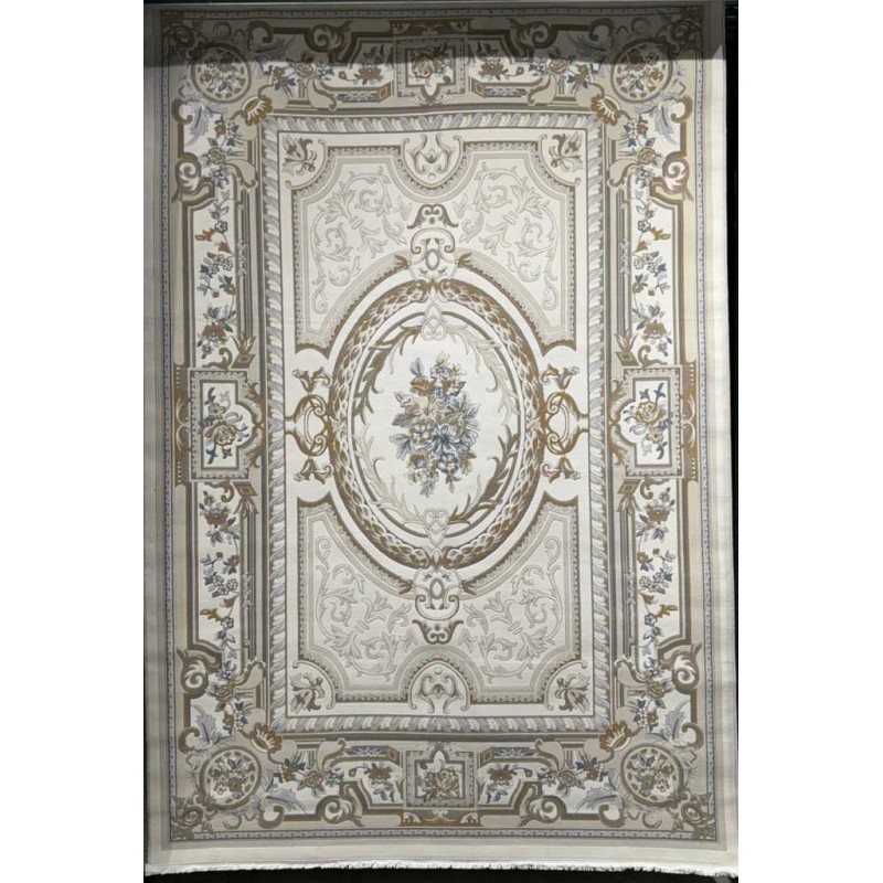 سجاد تركي اندلس J687AF كريم رصاصي مقاس 100*200