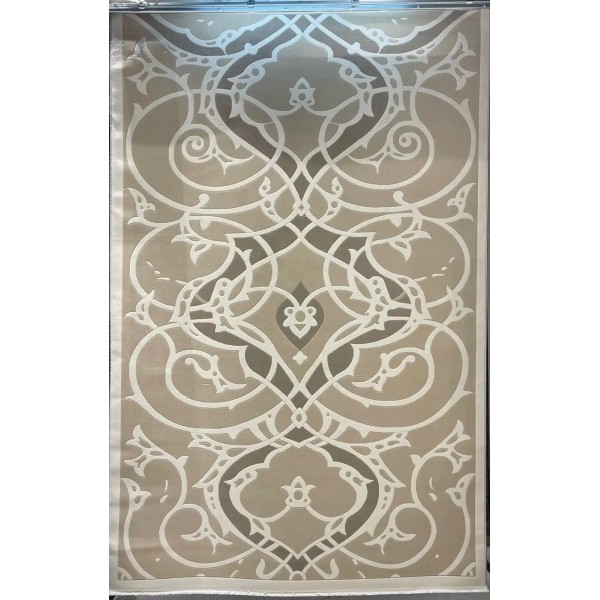 سجاد تركي اندلس J341CC بيج دائري مقاس 150*150