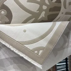 سجاد تركي اندلس J341CC كريم بيج مقاس 100*200