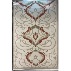 سجاد تركي اندلس J341CC كريم تيرا مقاس 300*400