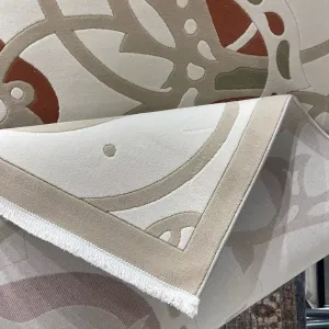سجاد تركي اندلس J341CC كريم تيرا مقاس 300*400
