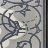 سجاد تركي اندلس J341CC رصاصي دائري مقاس 150*150