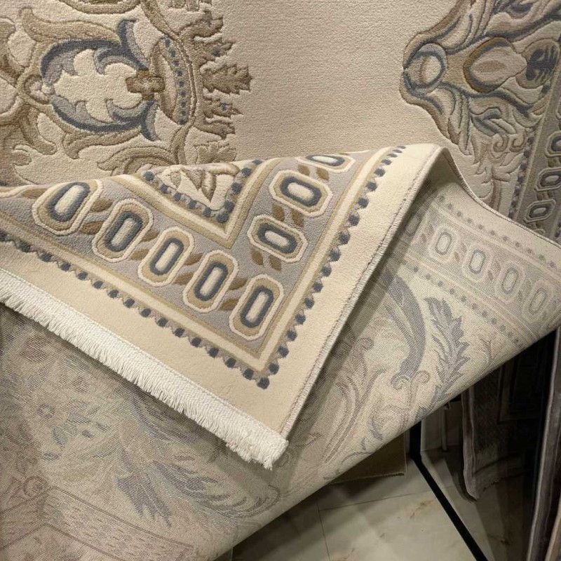 سجاد تركي اندلس J603AG كريم بيج مقاس 100*300