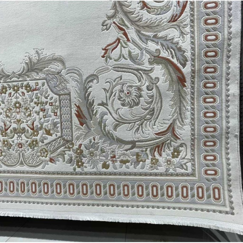 سجاد تركي اندلس J603AG كريم تيرا مقاس 50*80