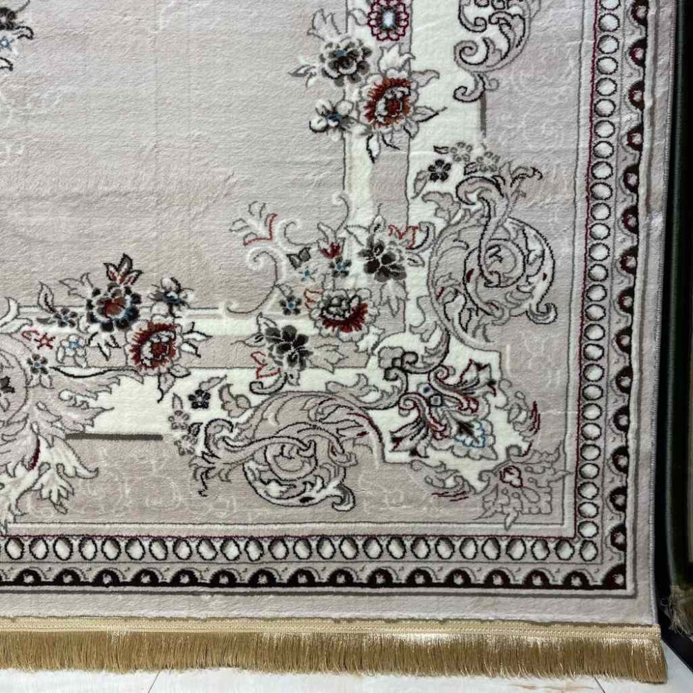 سجاد تركي حرير N232A بيج مقاس 400*600