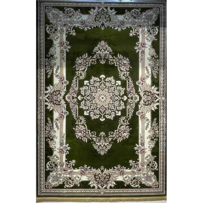 سجاد تركي حرير N232A اخضر مقاس 250*350 سجاد تركي حرير N232A اخضر مقاس 250*350