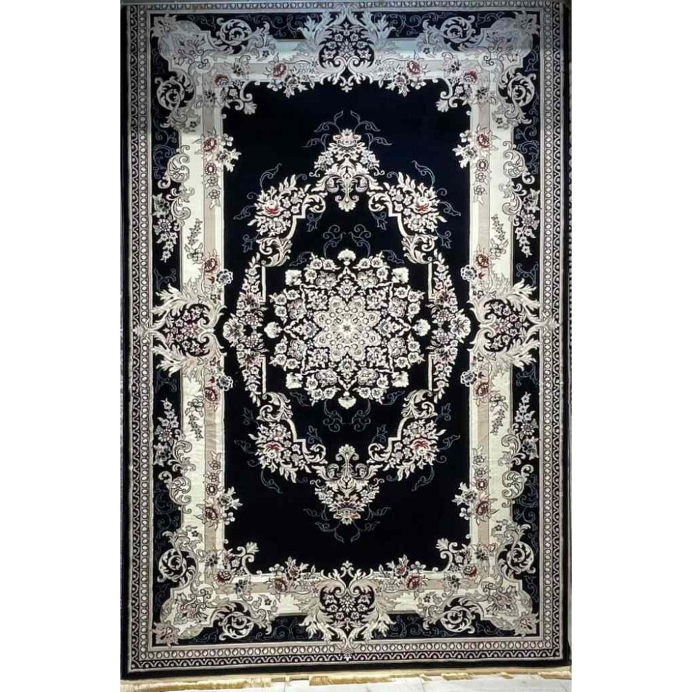 سجاد تركي حرير N232A كحلي مقاس 50*80 سجاد تركي حرير N232A كحلي مقاس 50*80