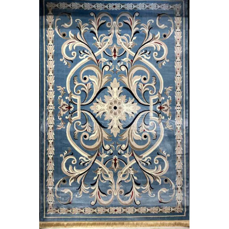 سجاد تركي حرير EH94A سماوي مقاس 50*80