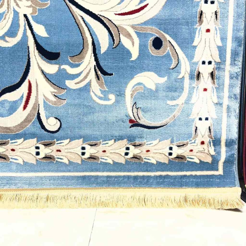 سجاد تركي حرير EH94A سماوي مقاس 50*80