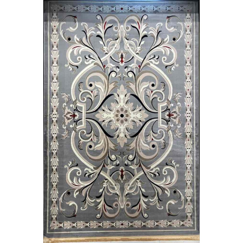 سجاد تركي حرير EH94A رصاصي مقاس 400*500