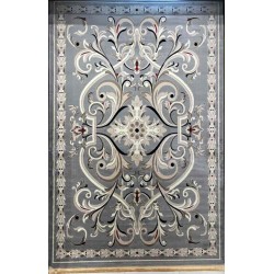 سجاد تركي حرير EH94A رصاصي مقاس 400*500