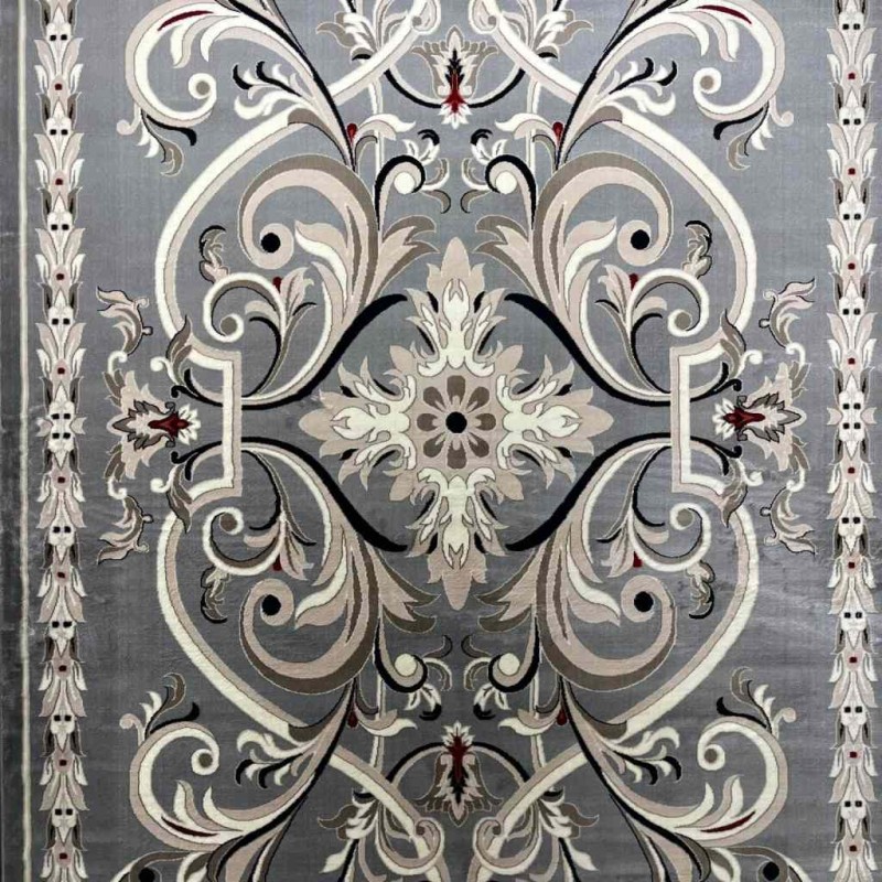 سجاد تركي حرير EH94A رصاصي مقاس 250*350