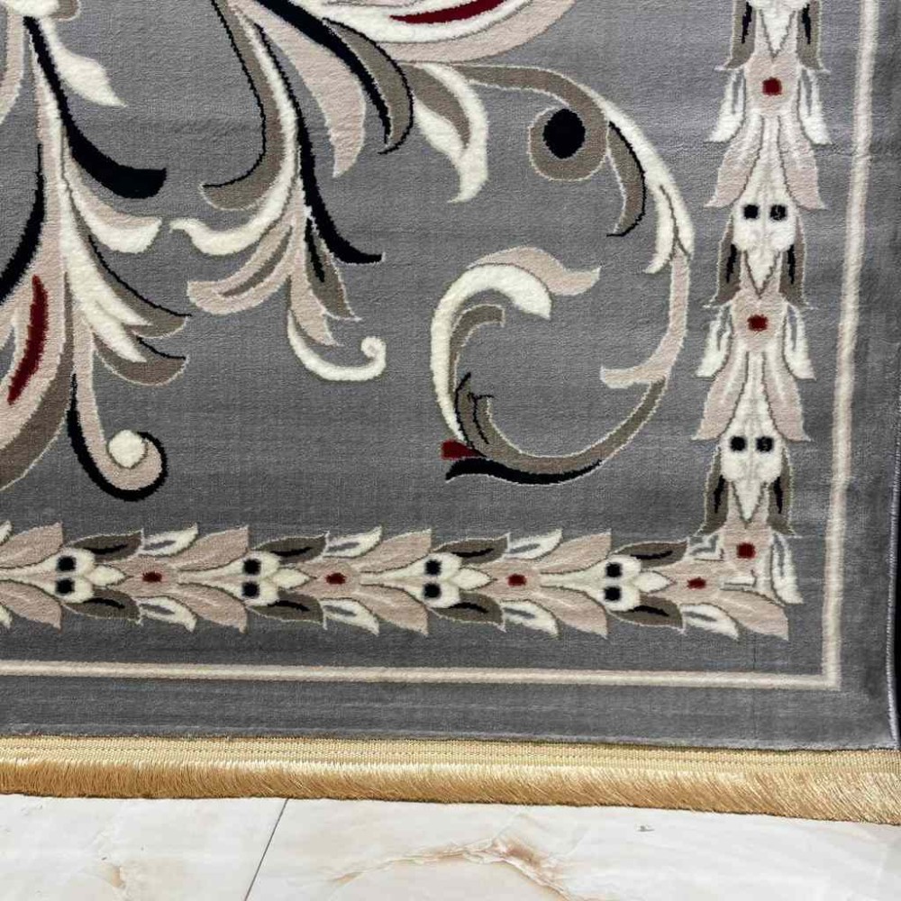 سجاد تركي حرير EH94A رصاصي مقاس 400*500