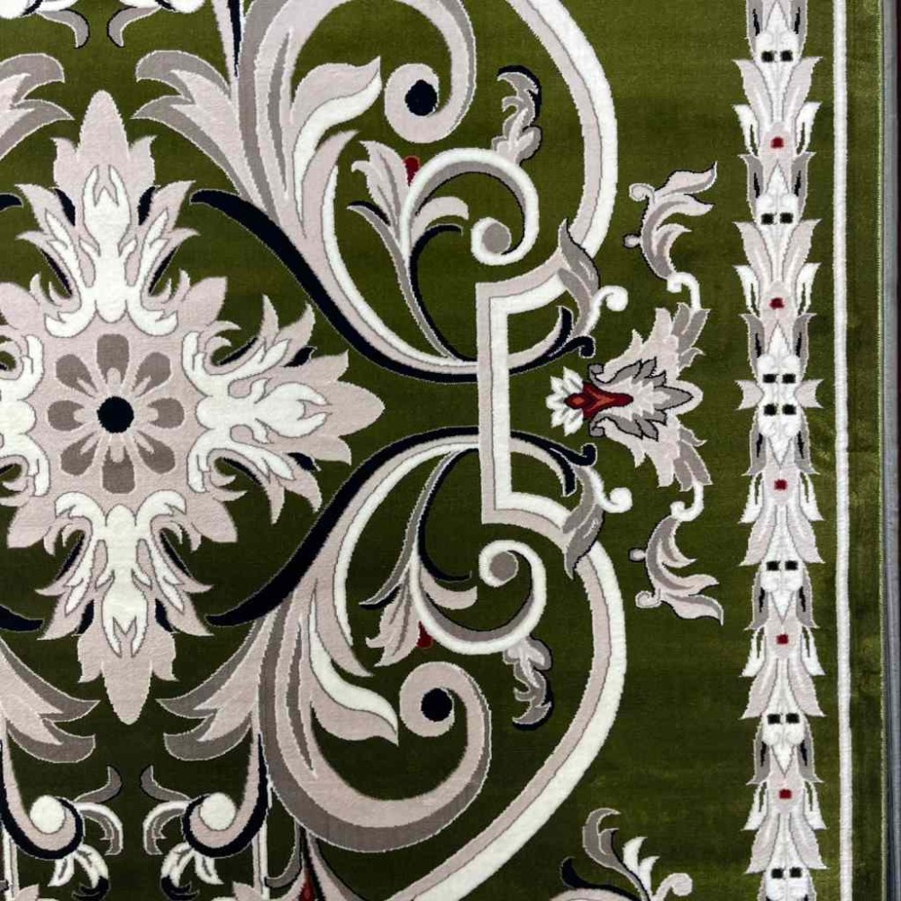 سجاد تركي حرير EH94A اخضر مقاس 400*600