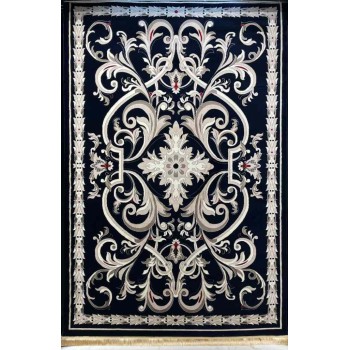 سجاد تركي حرير EH94A كحلي مقاس 50*80