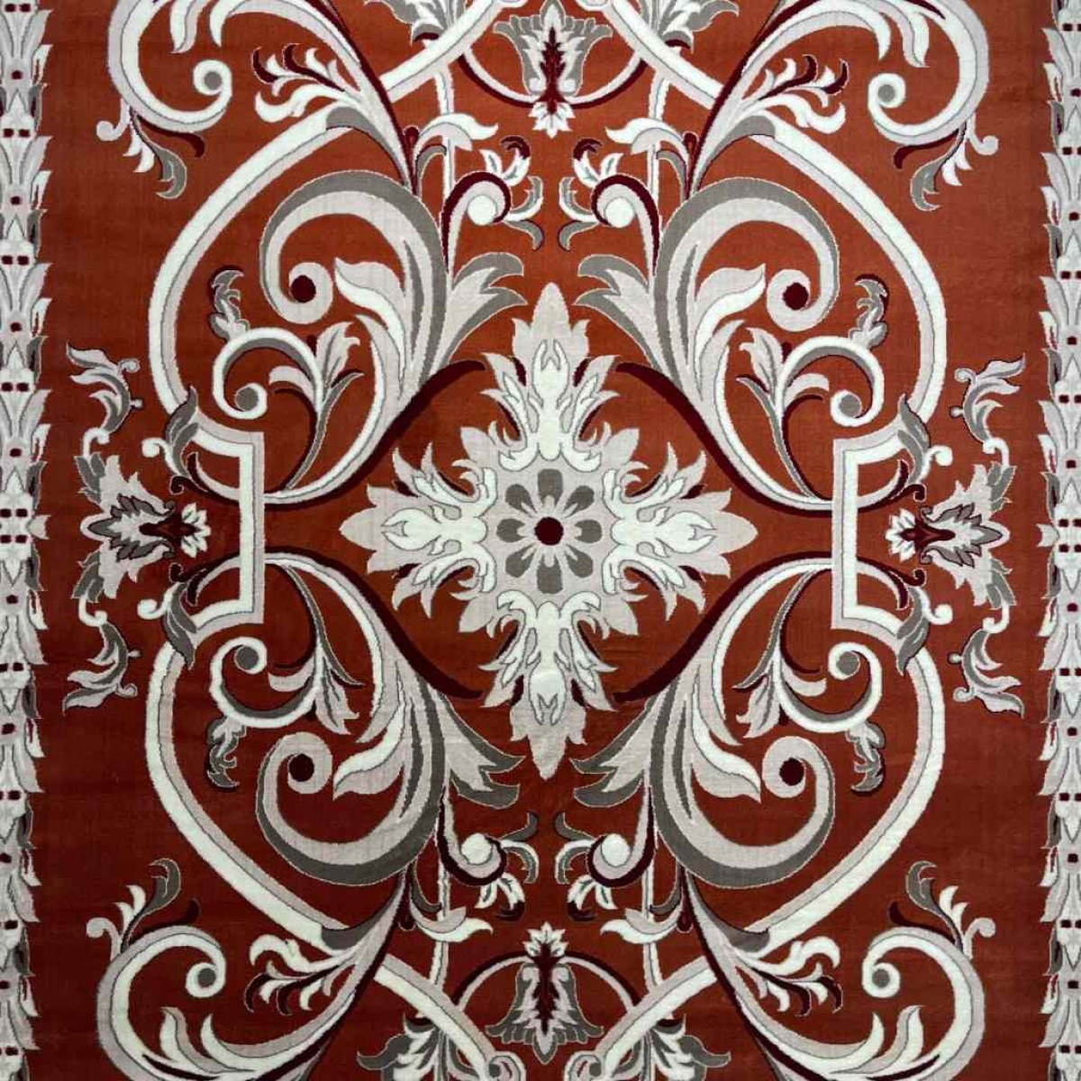 سجاد تركي حرير EH94A اورنج مقاس 250*350