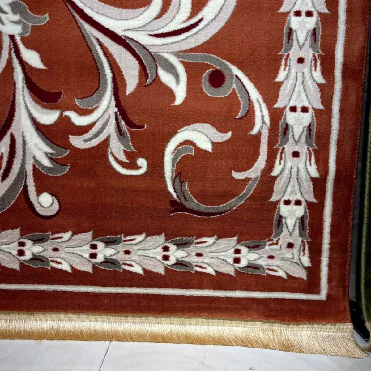 سجاد تركي حرير EH94A اورنج مقاس 250*350