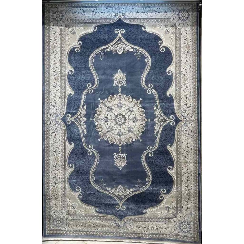سجاد تركي قوقاز 01013E سماوي مقاس 400*600