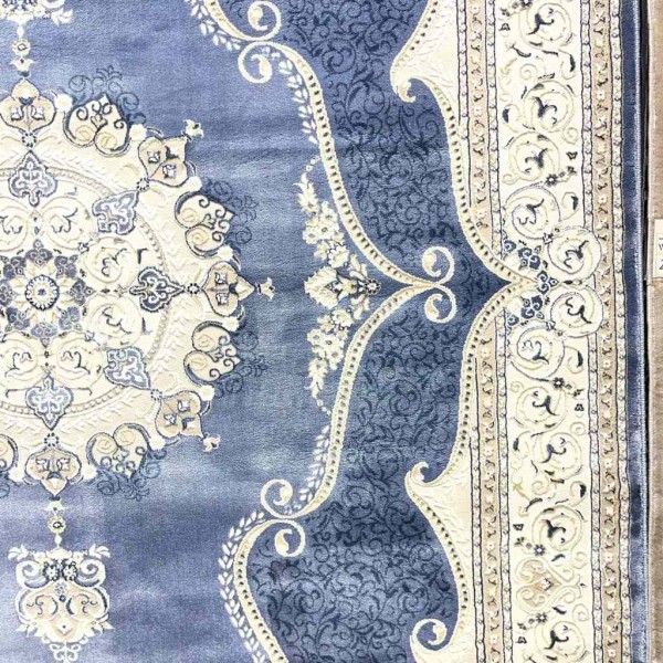 سجاد تركي قوقاز 01013E سماوي مقاس 300*400