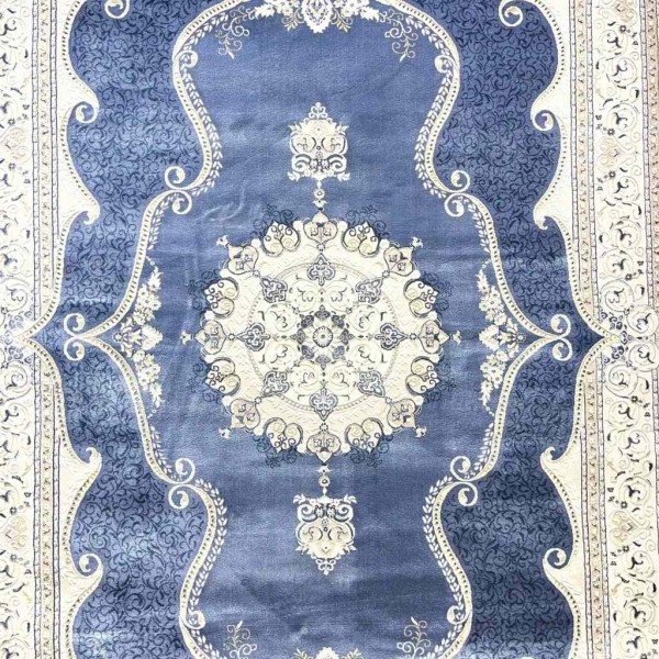 سجاد تركي قوقاز 01013E سماوي مقاس 300*400