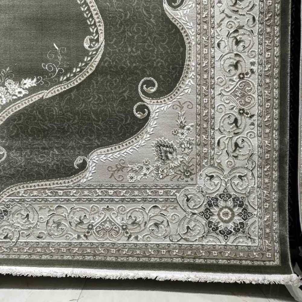 سجاد تركي قوقاز 01013E اخضر مقاس 50*80