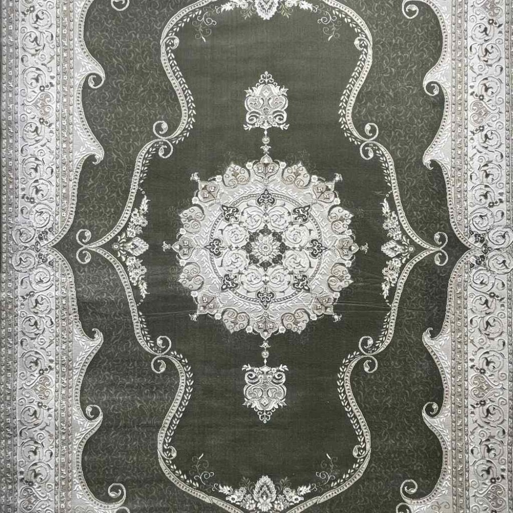 سجاد تركي قوقاز 01013E اخضر مقاس 50*80