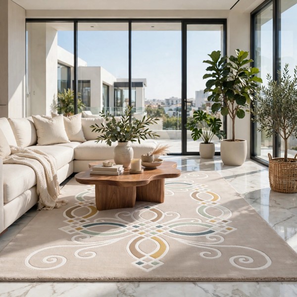 سجاد الهبه تركي ليديا N0516A بيج مقاس 100*200