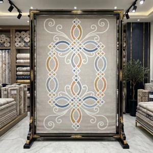 سجاد الهبه تركي ليديا N0516A ابيض مقاس 150*220