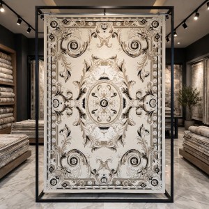سجاد الهبه تركي ليديا N0332C كريم مقاس 80*150