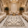 سجاد الهبه تركي ليديا N0332C كريم مقاس 50*80