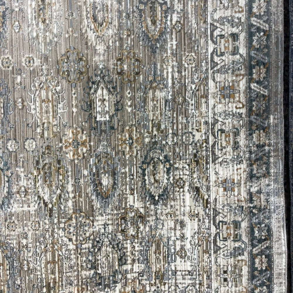 سجاد بوهيمي تركي مراكش P0119A بيج كريم مقاس 150*220