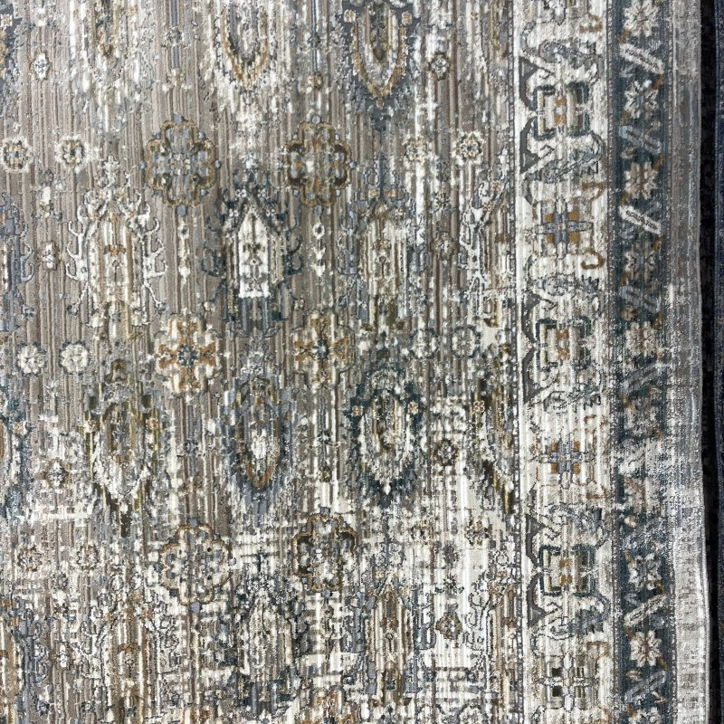 سجاد بوهيمي تركي مراكش P0119A بيج كريم مقاس 120*170