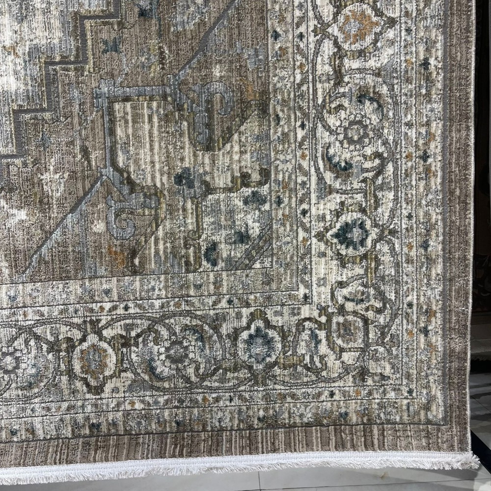 سجاد بوهيمي تركي مراكش F0560A بيج ابيض مقاس 120*170 سجاد بوهيمي تركي مراكش F0560A بيج ابيض مقاس 120*170