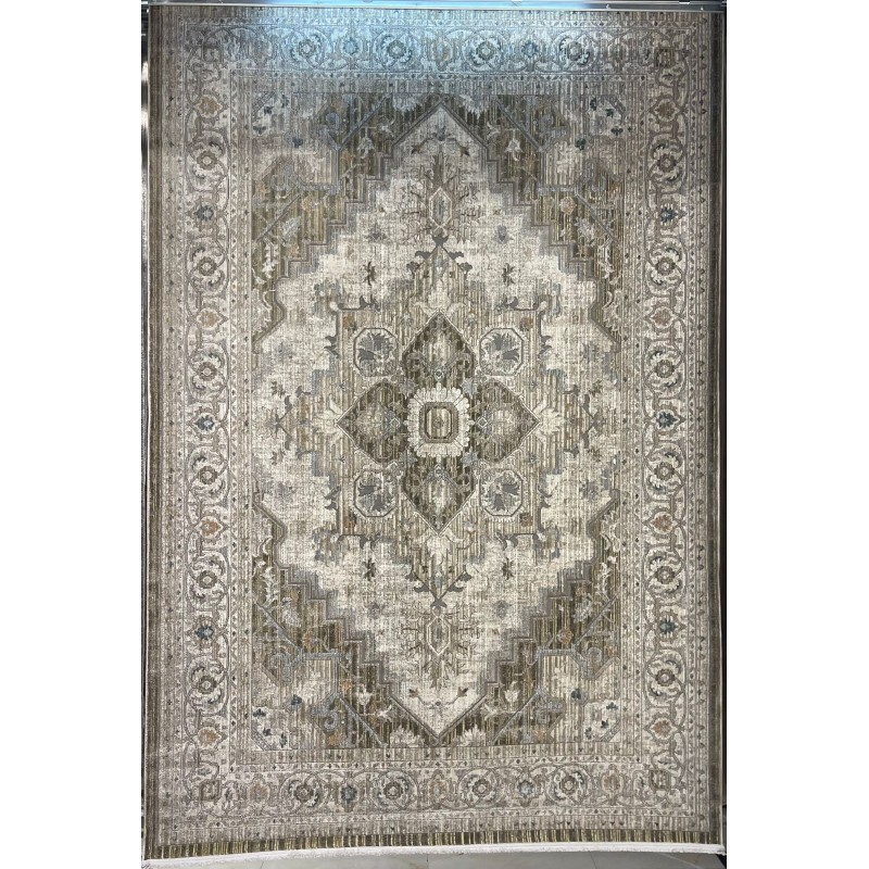 سجاد بوهيمي تركي مراكش F0560A اخضر ابيض مقاس 120*170 سجاد بوهيمي تركي مراكش F0560A اخضر ابيض مقاس 120*170