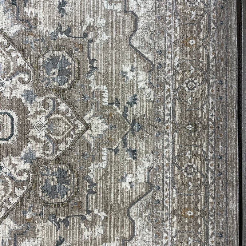 سجاد بوهيمي تركي مراكش F0560A كريم ابيض مقاس 250*350