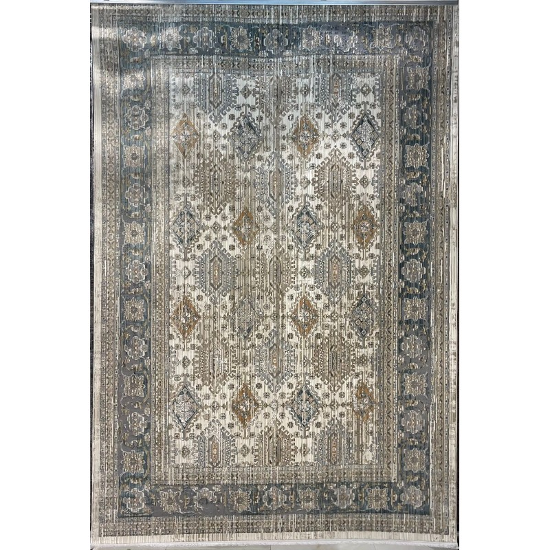 سجاد بوهيمي تركي مراكش X0744D ابيض سماوي مقاس 120*170 سجاد بوهيمي تركي مراكش X0744D ابيض سماوي مقاس 120*170