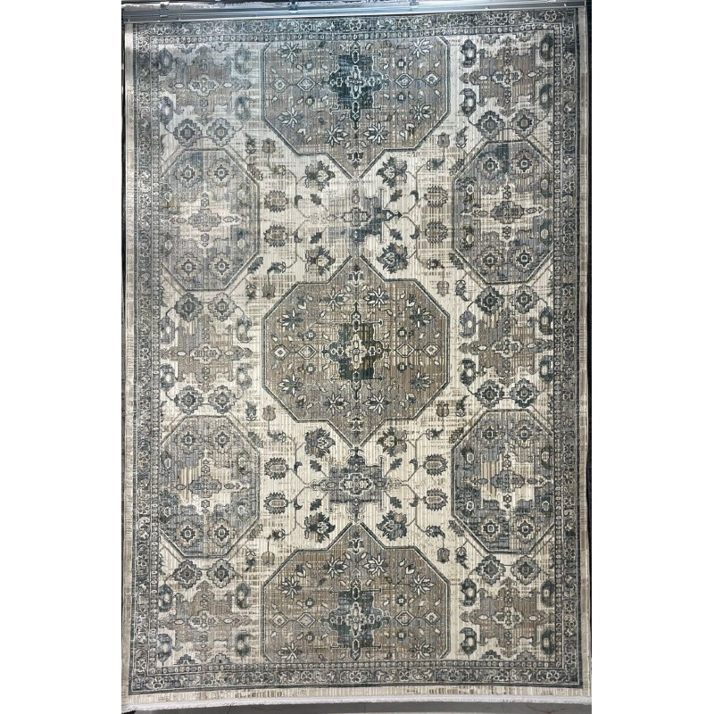 سجاد بوهيمي تركي مراكش X0746A ابيض سماوي مقاس 120*170 سجاد بوهيمي تركي مراكش X0746A ابيض سماوي مقاس 120*170