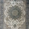سجاد بوهيمي تركي مراكش X0750A ابيض رصاصي مقاس 300*400