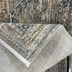 سجاد بوهيمي تركي مراكش X0752A ابيض سماوي مقاس 120*170