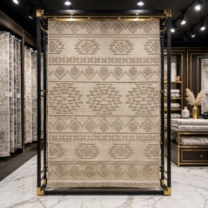 سجاد خيش مايا HD44A بيج غامق مقاس 200*300