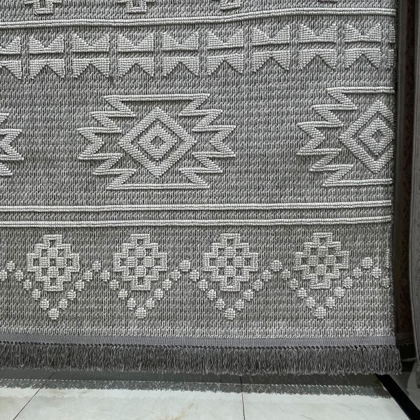 سجاد خيش مايا HD44A رصاصي فاتح مقاس 250*350
