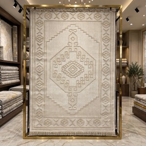 سجاد الهبه تركي ليديا N0516A كريم اسود مقاس 250*350