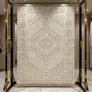 سجاد خيش مايا HD57A كريم مقاس 200*300