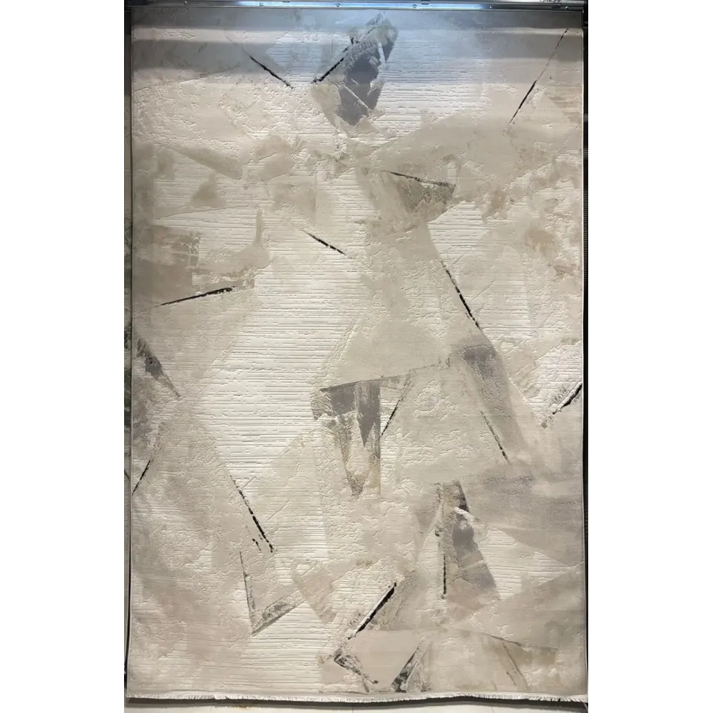 سجاد تركي برل 42816A كريم اسود مقاس 50*80 سجاد تركي برل 42816A كريم اسود مقاس 50*80 - سجاد مودرن