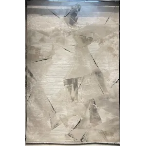 سجاد تركي برل 42816A كريم اسود مقاس 50*80