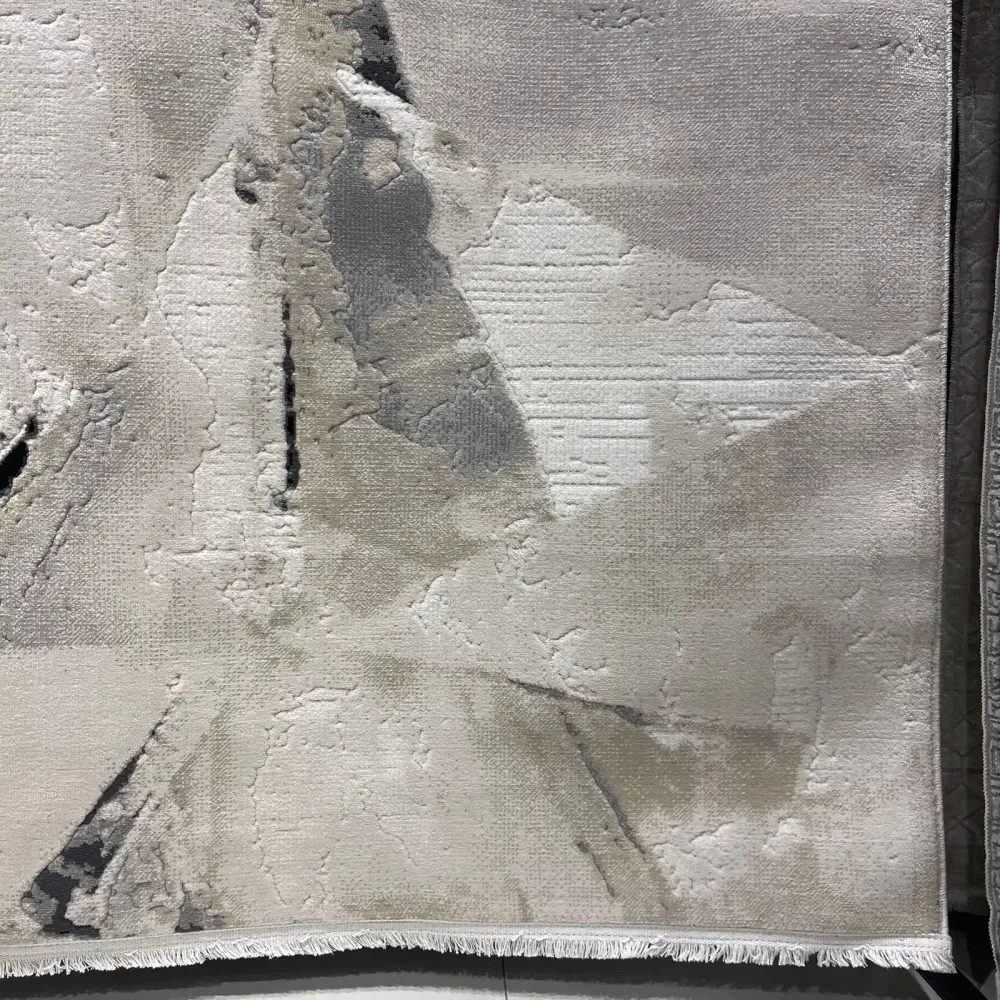 سجاد تركي برل 42816A كريم اسود مقاس 50*80 سجاد تركي برل 42816A كريم اسود مقاس 50*80 - سجاد مودرن