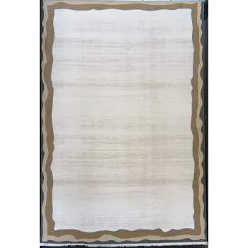 سجاد تركي برل 42818A كريم اخضر مقاس 50*80